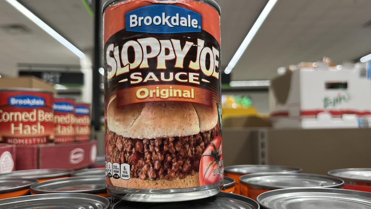 A tin of sloppy Joe sauce. Picture: Benedict Brook/news.com.au