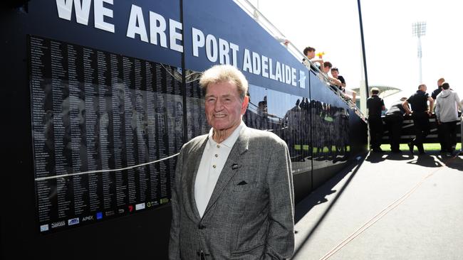 Geof Motley in the race during the 2014 SANFL Grand Final between Port Adelaide and Norwood, at Adelaide Oval. Picture: Mark Brake