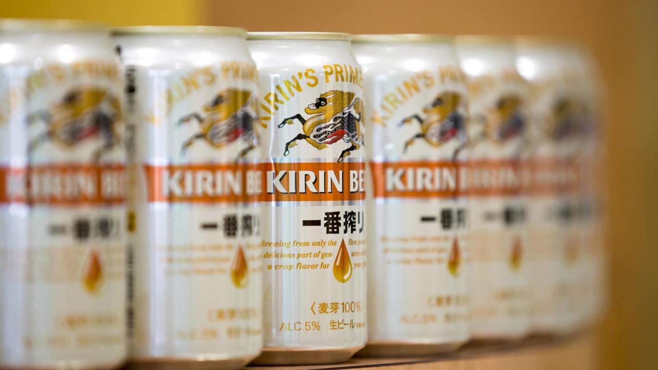 Japanese brewer Kirin wants to hit $1bn in sales of food and beverages aimed at appealing to wellness concerns in the next two decades. Picture: Bloomberg