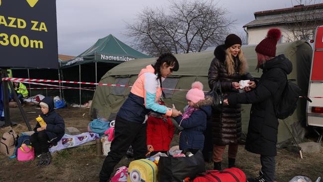 Hundreds of thousands of Ukrainians have already fled the country.