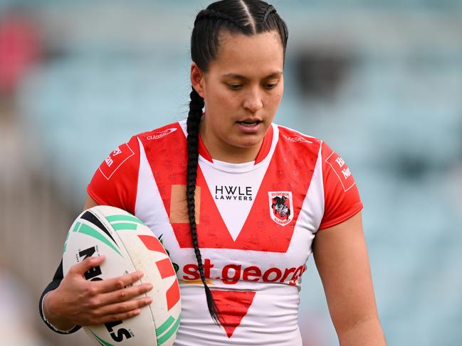 Tyla Nathan-Wong is starring for St George Illawarra. Picture: Izhar Khan/Getty