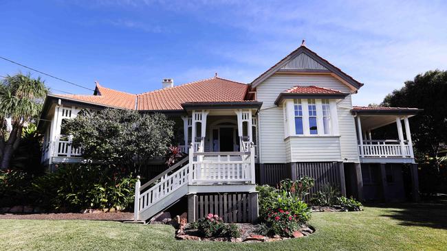 Brian White’s Brisbane estate at 32 Sutherland Avenue in Ascot. Picture: Tara Croser