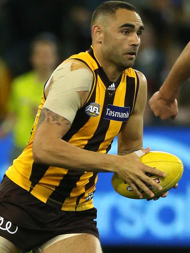 Shaun Burgoyne finished third. Picture: George Salpigtidis