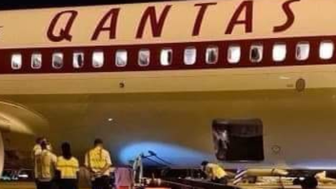 The incident involved a retro-styled plane. Picture: Supplied by TWU via NCA NewsWire