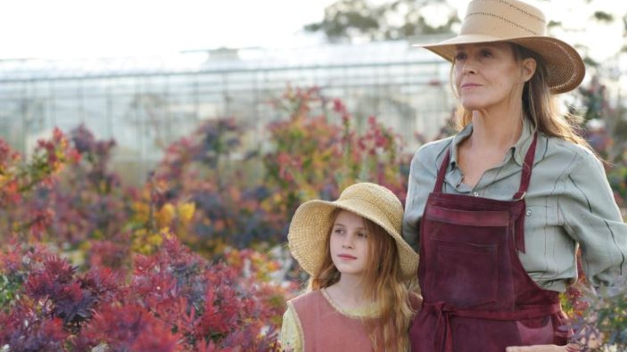 Alyla Browne with Sigourney Weaver in The Lost Flowers of Alice Hart. Picture: Supplied.