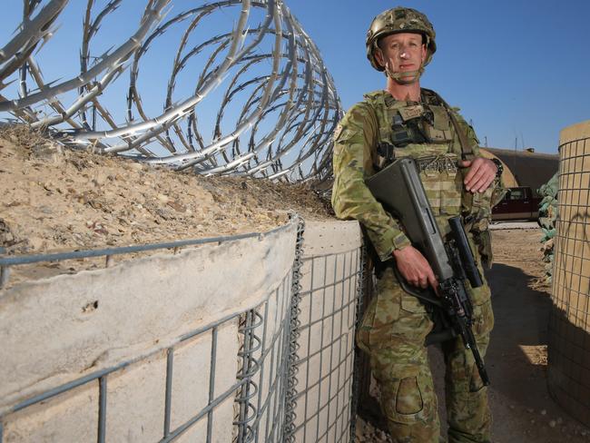 Warrant Officer Class Two Adam Krongold from Victoria. Picture Gary Ramage