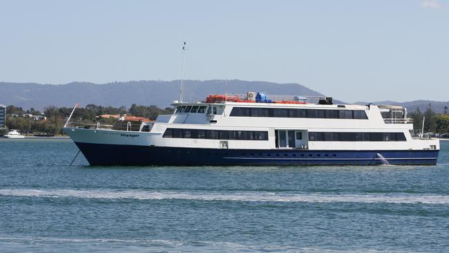 Dinner cruise boat the MV <i>Voyager</i>.