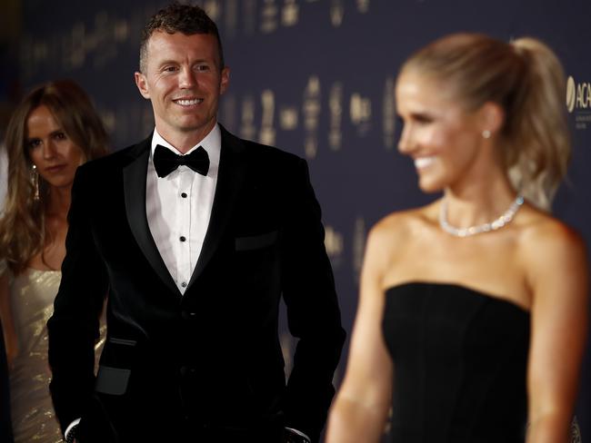 Peter Siddle and Anna Weatherlake. Picture: Getty Images