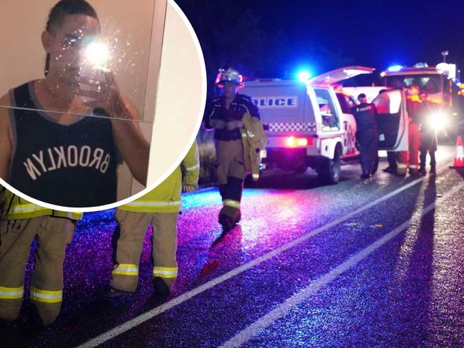 Fatal crash victim Tiege Close, 20, died when the stolen vehicle he was driving collided with a B-Double on the Bruce Highway at Bloomsbury.