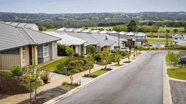 The Aston Hills development in Mount Barker. Picture: Mike Burton