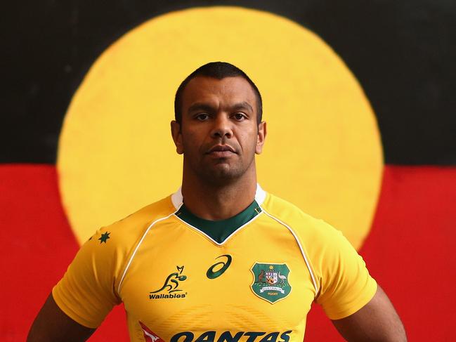 SYDNEY, AUSTRALIA - MAY 04: Australian Wallabies player Kurtley Beale poses during the Australian Wallabies jersey launch at All Sorts Sports Factory on May 4, 2016 in Sydney, Australia. (Photo by Cameron Spencer/Getty Images)