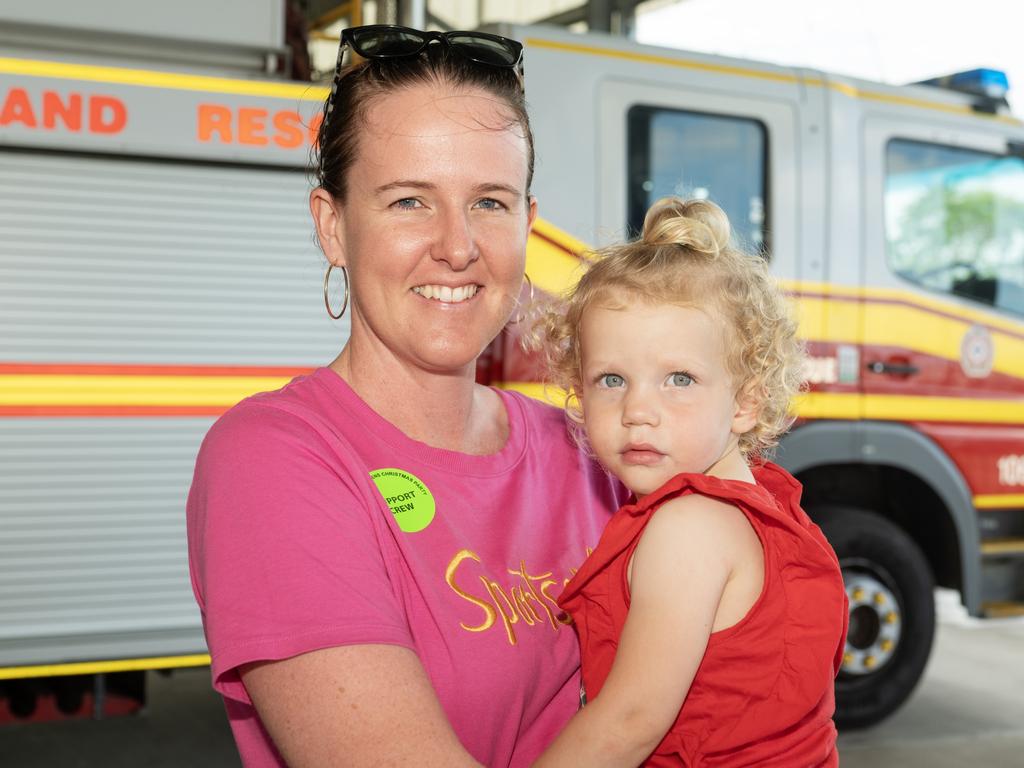 Danni Quast and Madison Flynn at Special Childrens Christmas Party Mackay Saturday 19 Novemeber 2022. Picture: Michaela Harlow