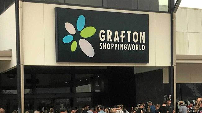 Hundreds of people were forced to evacuate Grafton Shoppingworld at lunch time on Saturday, 9th November, 2019.