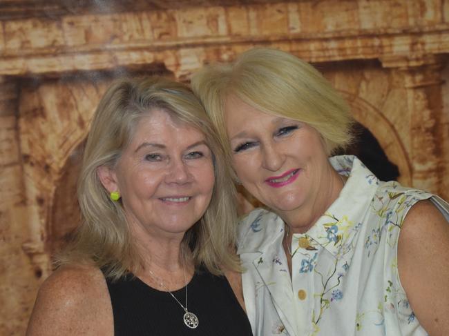 Lesley and Gail from Brisbane and Applethorpe at the Italian long lunch, February 25, 2024.