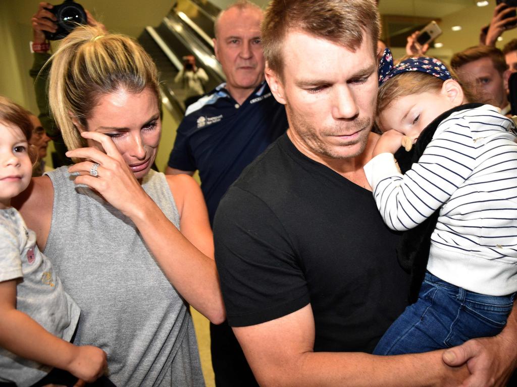 The ball tampering scandal took a big toll on the Warner family.