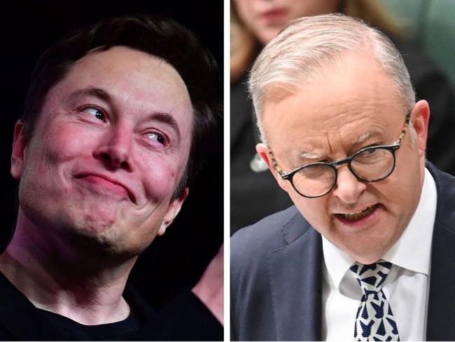 Elon Musk has called Anthony Albanese a fascist in a brutal tweet.