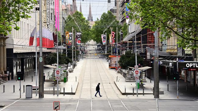 Lockdown helped Melbourne avoid more deaths — but it has changed who we thought we were. Picture: Quinn Rooney