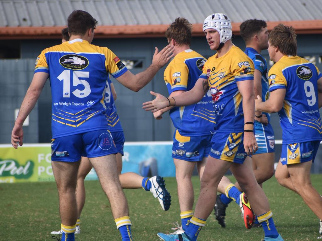 Rockhampton Rugby League A-grade men, Round 2, Yeppoon Seagulls versus Norths Chargers, Browne Park, April 10, 2022.