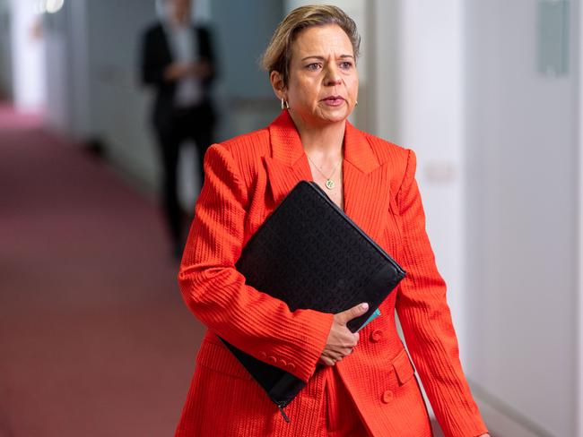 Communications Minister Michelle Rowland has announced terms of reference into an investigation about the move of SBS. Picture: NCA NewsWire / Gary Ramage