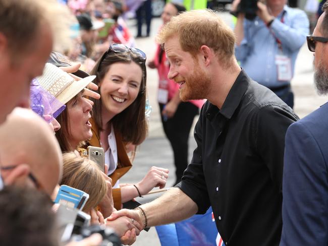 Harry also said that growing up royal was like being in a zoo. Picture: Nathan Edwards