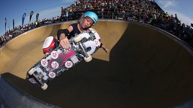 Poppy In Hot Form And Ready To Take On Professional Women At Bondi Skate Comp Daily Telegraph