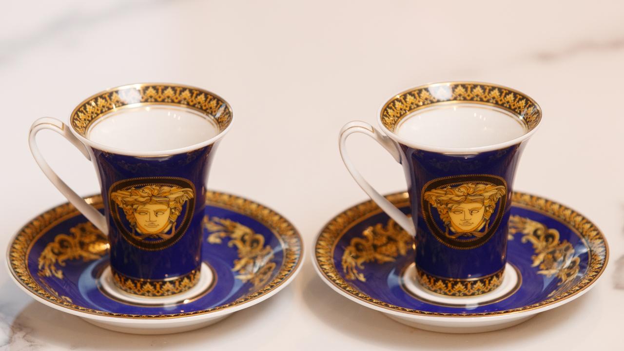 Versace espresso cups