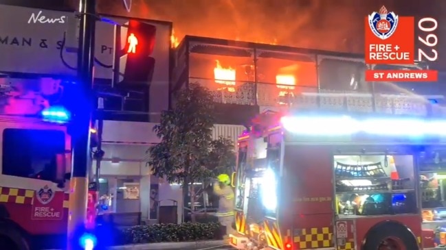 Historic building catches fire in Camden