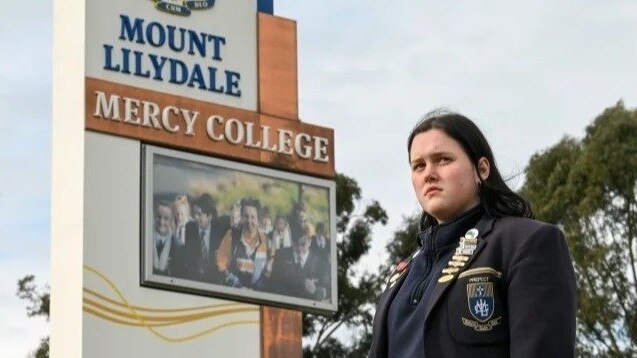 Tayler Allwood has started a petition calling for her Queer Film to be screened at Mount Lilydale Mercy College. Picture: change.org