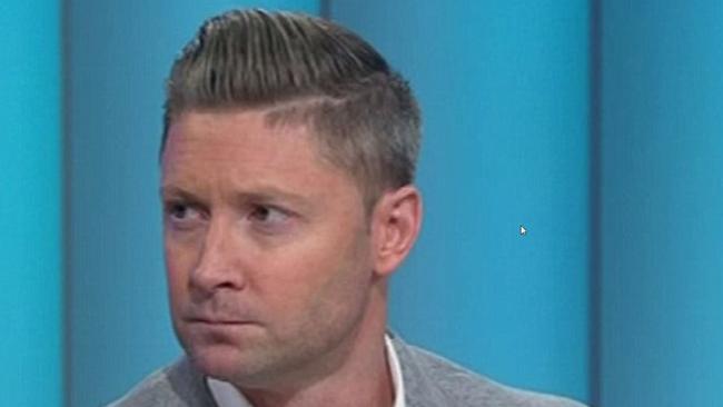 Former Australia cricket captain Michael Clarke. Picture Channel 9