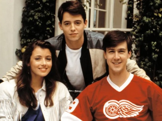Mia Sara, Matthew Broderick, Alan Ruck in Ferris Bueller’s Day Off. Picture: Paramount/Courtesy Everett Collection
