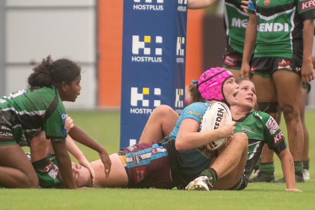Mackay Cutters vs Townsville Blackhawks Harvey Norman U17's Saturday 22 February 2025 Picture:Michaela Harlow