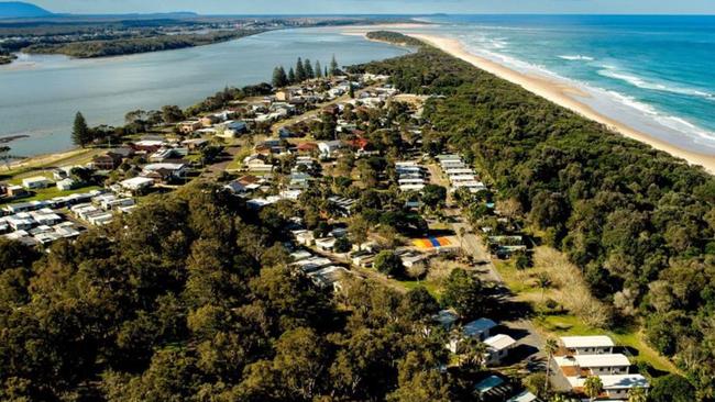 The Big 4 caravan park at Manning Point.