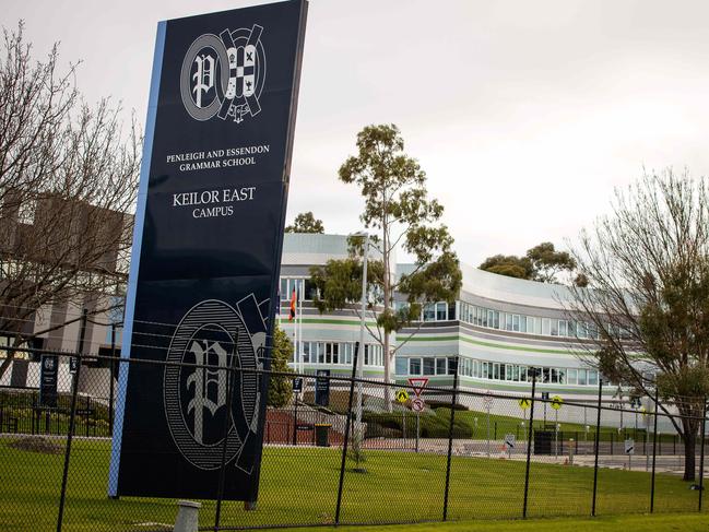 Penleigh and Essendon Grammar School in Keilor East is a popular school known for it’s top-performing results. Picture: Mark Stewart