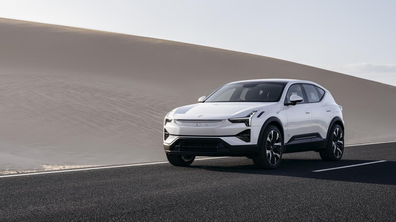 The similar-looking Polestar 3 crossover is due here in 2024.