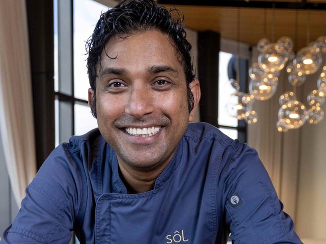 20 June, 2023: Raj Rumar is the new Head Chef of Sol, SkyCity's flagship restaurant. Picture: Kelly Barnes