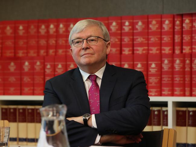 Former Labor prime minister Kevin Rudd. Picture Kym Smith