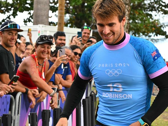 Australia's Jack Robinson performance in Tahiti can set up Australian surfing. Picture: Jerome Brouillet / AFP