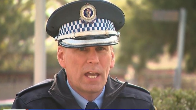 Detective Superintendent Andrew Mackay said the alleged assault occurred on a ‘busy intersection’. Picture: 9 News.