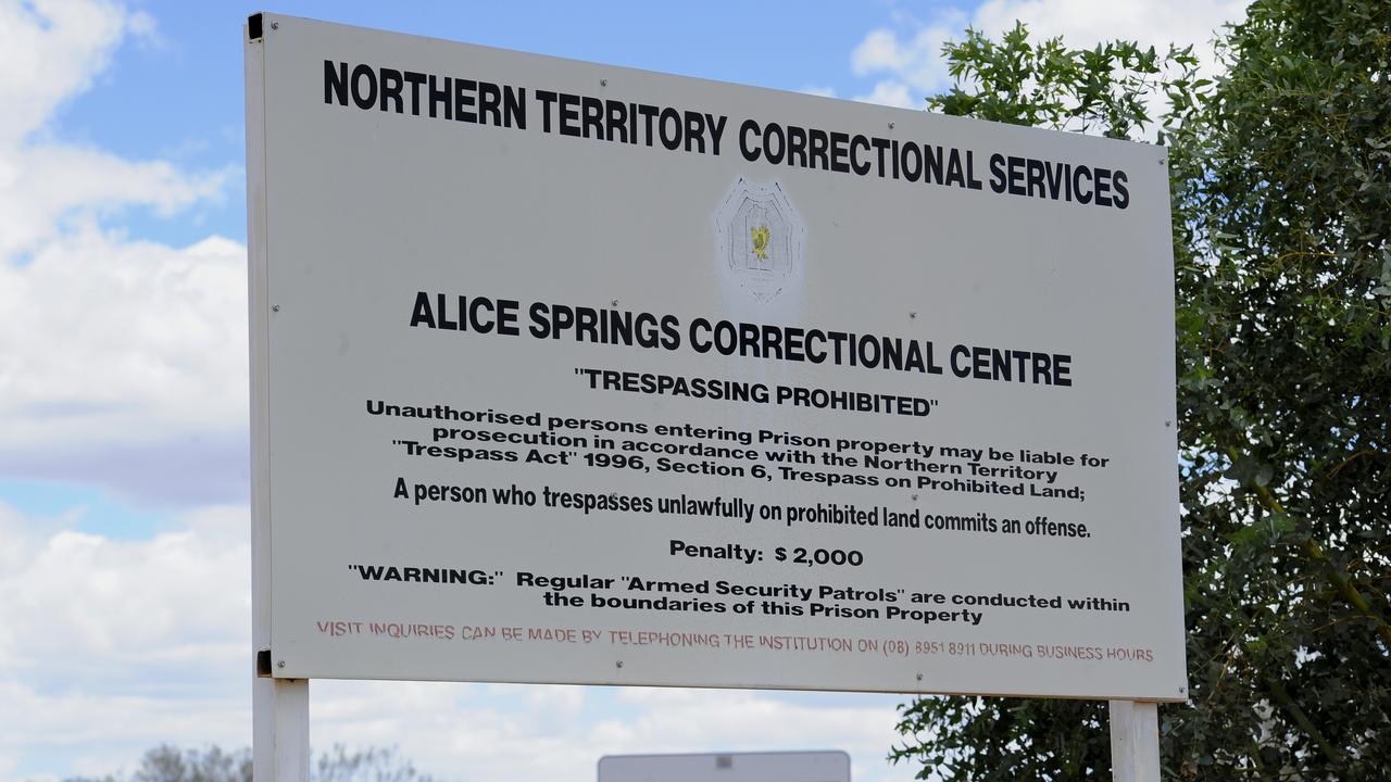 Alice Springs Correctional Centre was over its capacity on Tuesday.