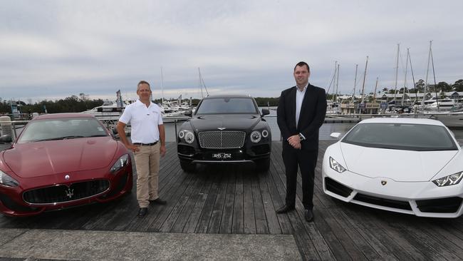 Maserati, Bentley, Lamborghini, Porsche, Rolls, McLaren, BMW at Sanctuary  Cove boat show | Gold Coast Bulletin