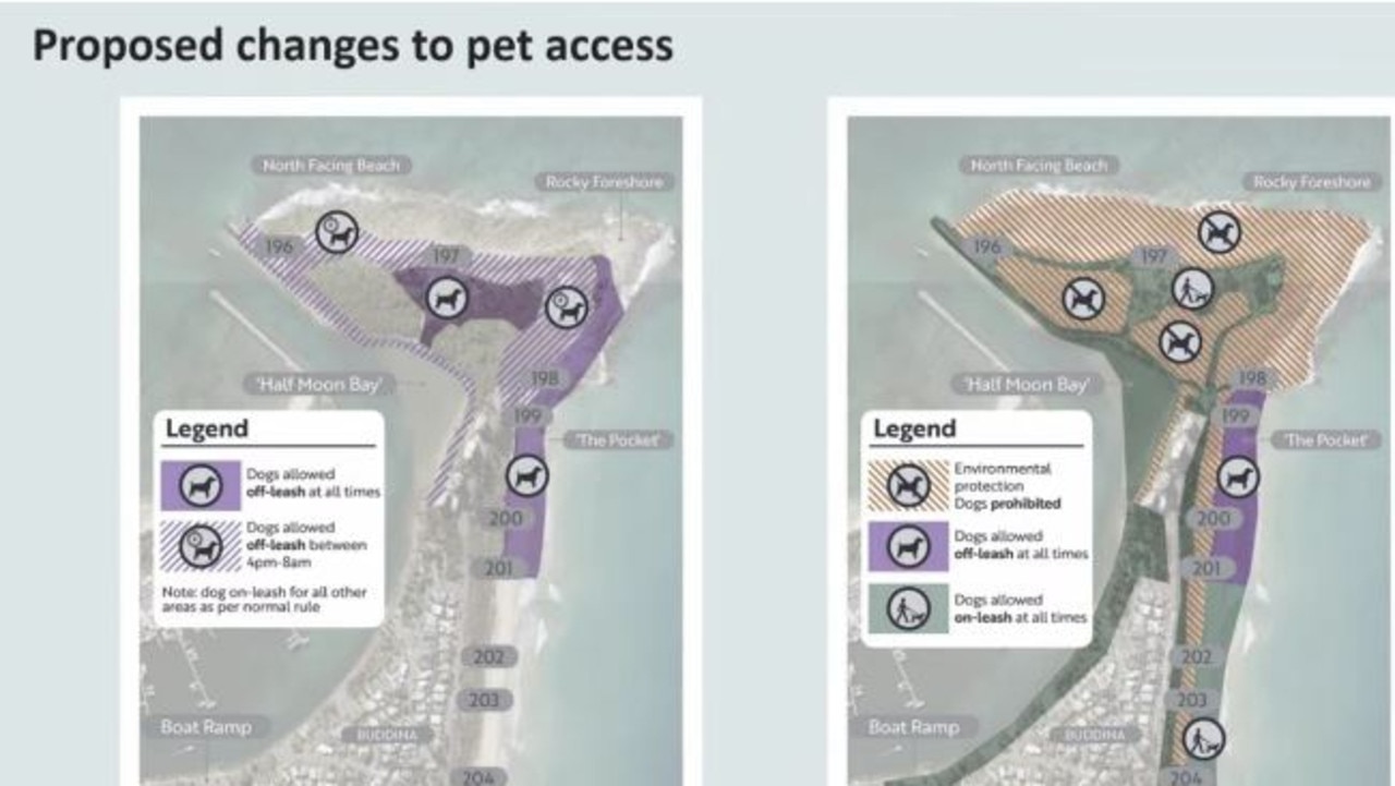 Proposed changes to Point Cartwright.