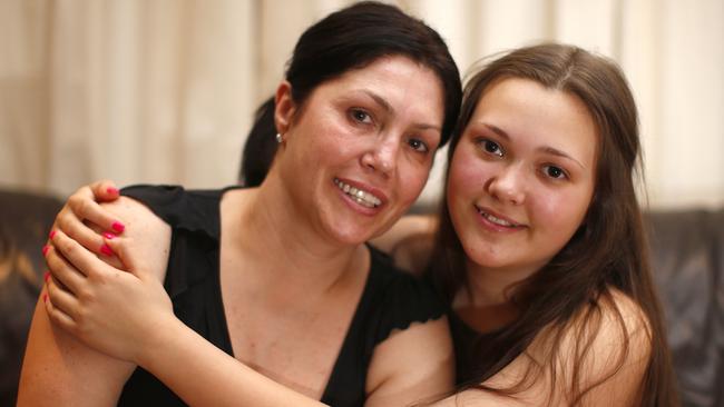 Roberta Williams with daughter Dhakota. Picture: Bradley Hunter