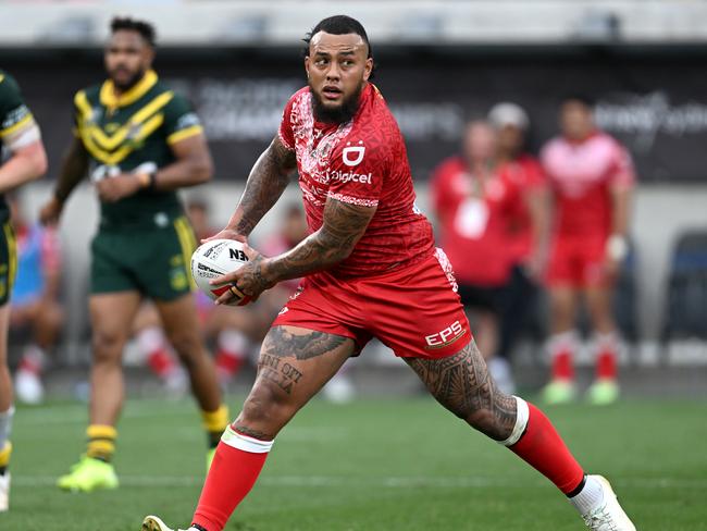 Addin Fonua-Blake is a huge addition to the Sharks’ forward pack. Picture: NRL Photos