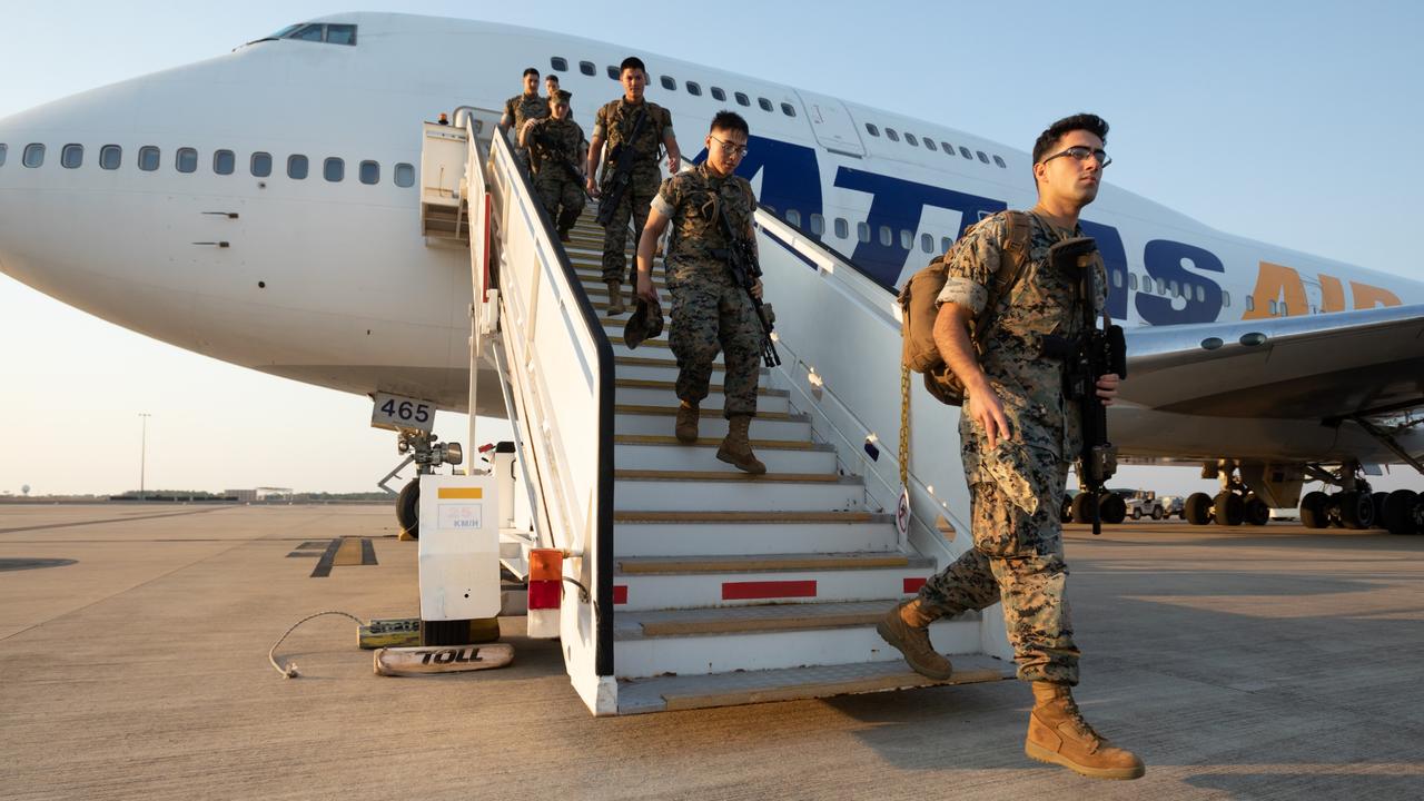 US Marines sent to Darwin for MRF-D to quarantine at Bladin Point ...