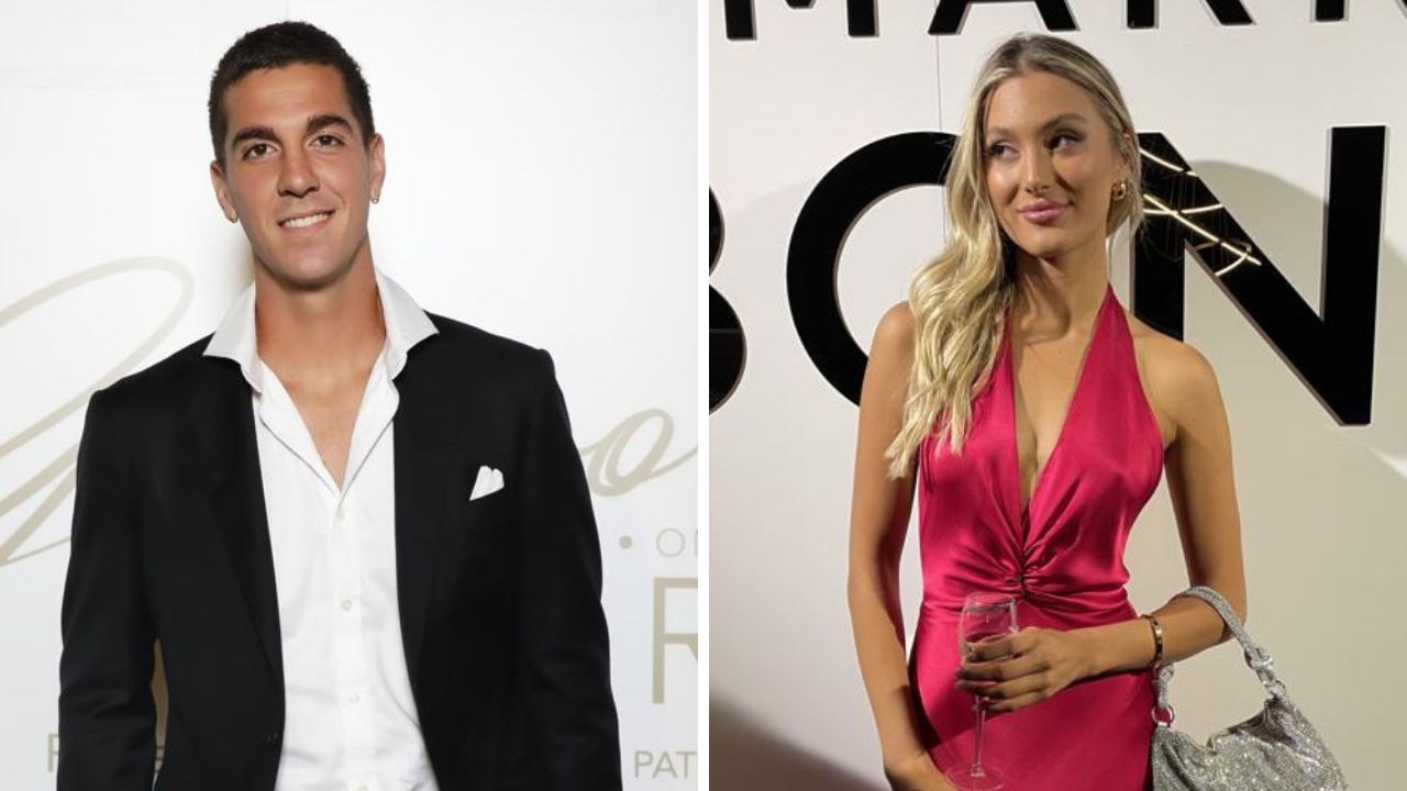 Thanasi Kokkinakis girlfriend: Hannah Dal Sasso at Glamour on the Grid ...