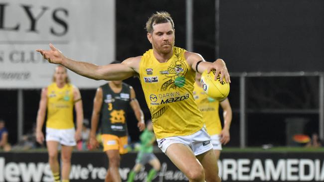 Brodie Filo has had plenty of the ball early in the 2023-24 NTFL season. Picture: Tymunna Clements / AFLNT Media