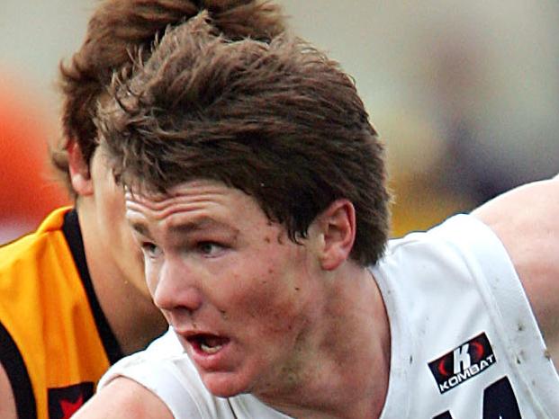 Footballer Patrick Dangerfield. Football - Victoria Country vs Western Australia match 06 Jul 2007. a/ct