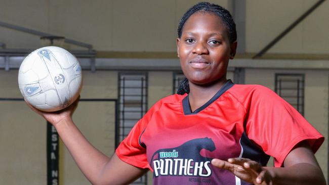 Woods Panthers has made Premier League netball history by signing Cheludo David from Botswana. Picture: Brenton Edwards