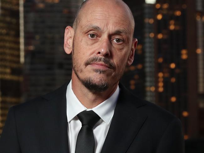 Pictured is Scott Ryan Creator/Writer/Lead actor of Foxtel series Mr Inbetween , at Opera Quays in Sydney ahead of the premier screening of its third season.Picture: Richard Dobson