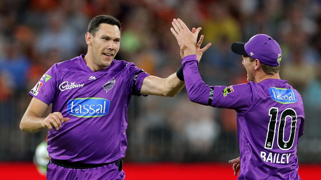 Scott Boland, on the left, has started his SuperCoach BBL late, but well